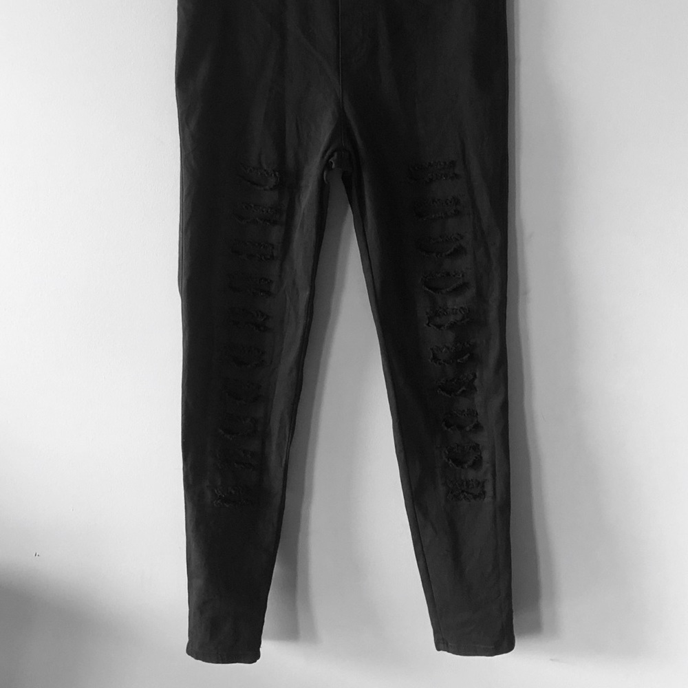 UMGEE black distressed skinny pants